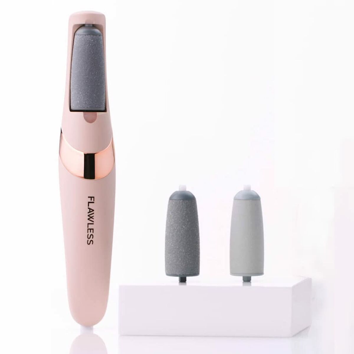 Removedor de Calos Eléctrico FLAWLESS Pedi Cor de Rosa